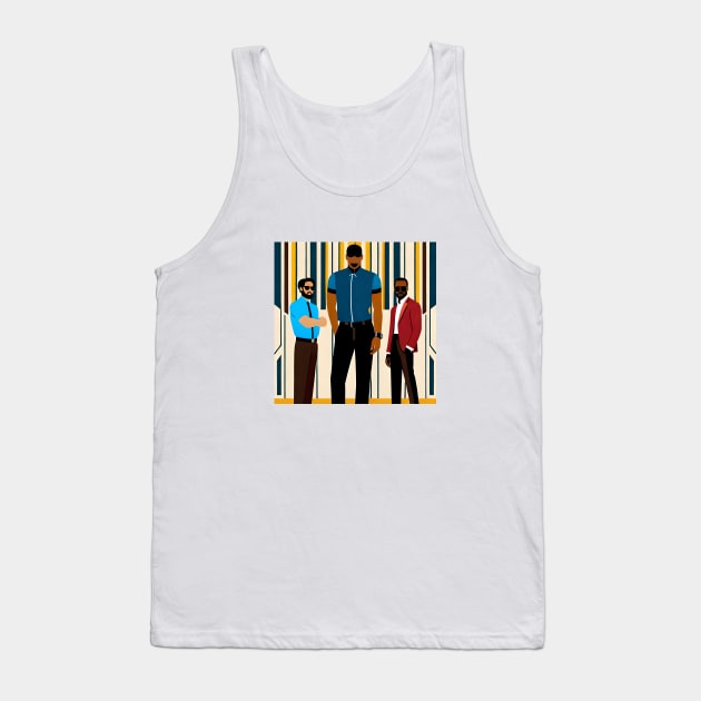 Them Three Men - Pop culture Art Tank Top by DanDesigns